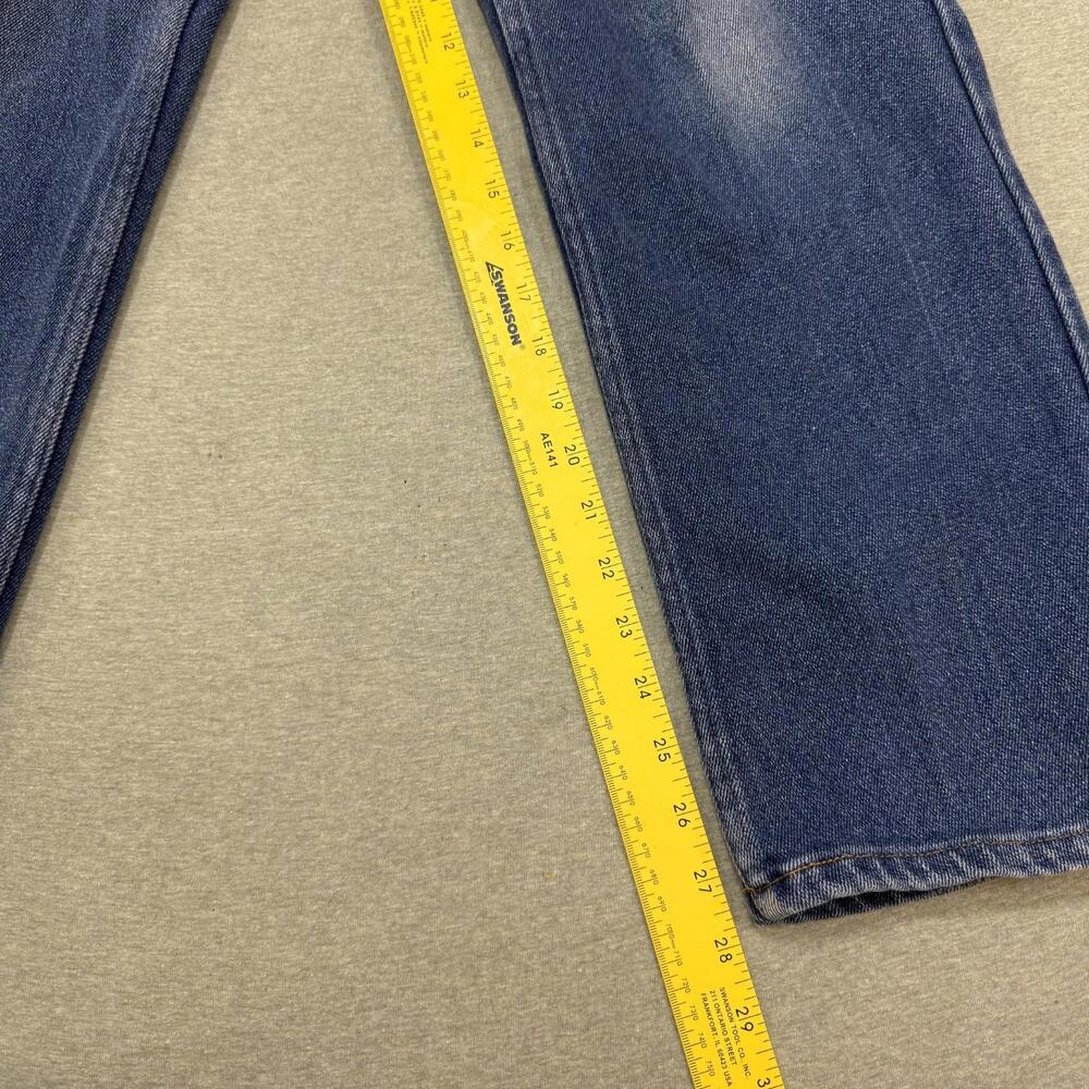Vintage Levi's Action Jeans Straight Fit Blue Mens 34W 28L Brown‎ Tab - Picture 3 of 8